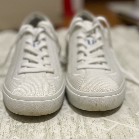 Rothy’s Shoes-Bright White Color-Lace Up Sneaker - Picture 4 of 16